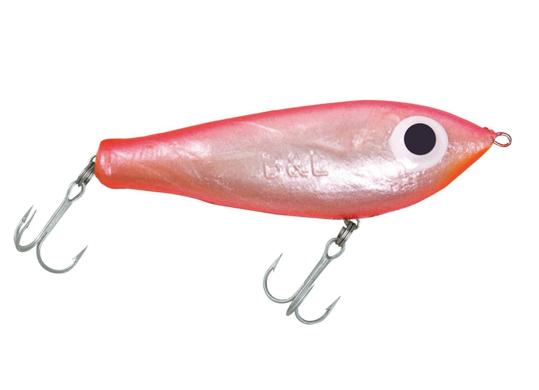 Paul Brown's Fat Boy Suspending Twitchbait Lure Mirrolure Pink Back/Pearl/Pink Belly 