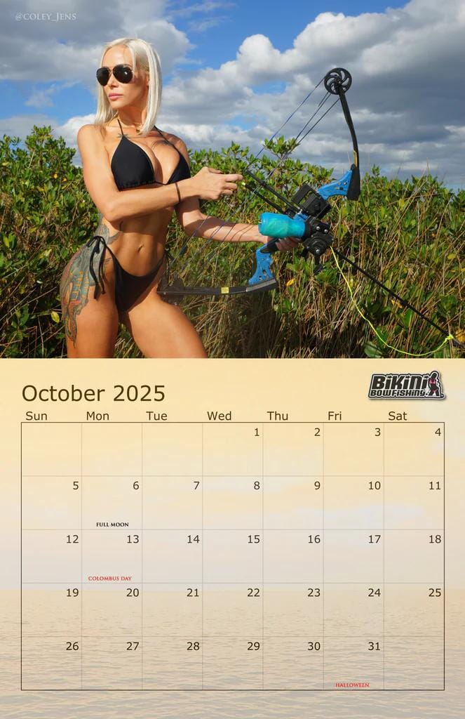 The 2025 Bikini Bowfishing Calendar Bikini Bowfishing 