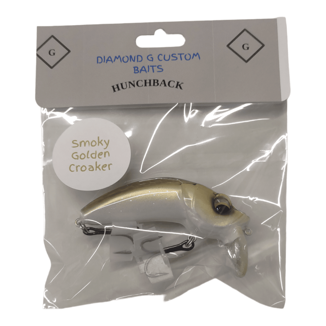 Diamond G Custom Baits - Hunchback Diamond G Custom Baits Smokey Golden Croaker 