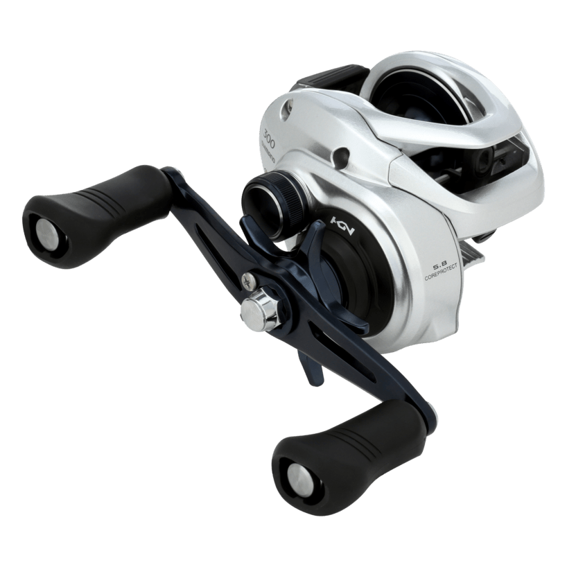Shimano Tranx Low-Profile Baitcast Reel Fishing Reel Shimano 300 5.8:1 Right-Hand Double