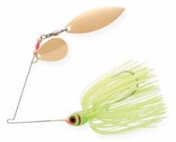 Booyah - Tandem Blade Spinnerbait Booyah 1/2oz Chartreuse Colorado/Willow