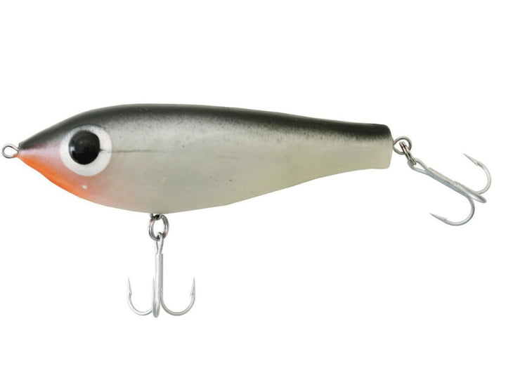 Paul Brown's Fat Boy Suspending Twitchbait Lure Mirrolure Pearl Black Back 