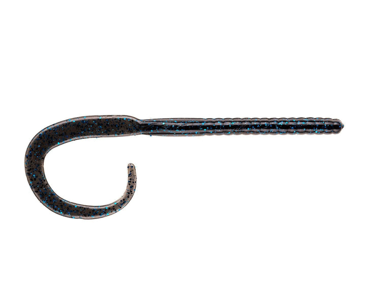 NetBait - C-Mac Worm - BaitFuel NetBait Black/Blue Flake 7" 12