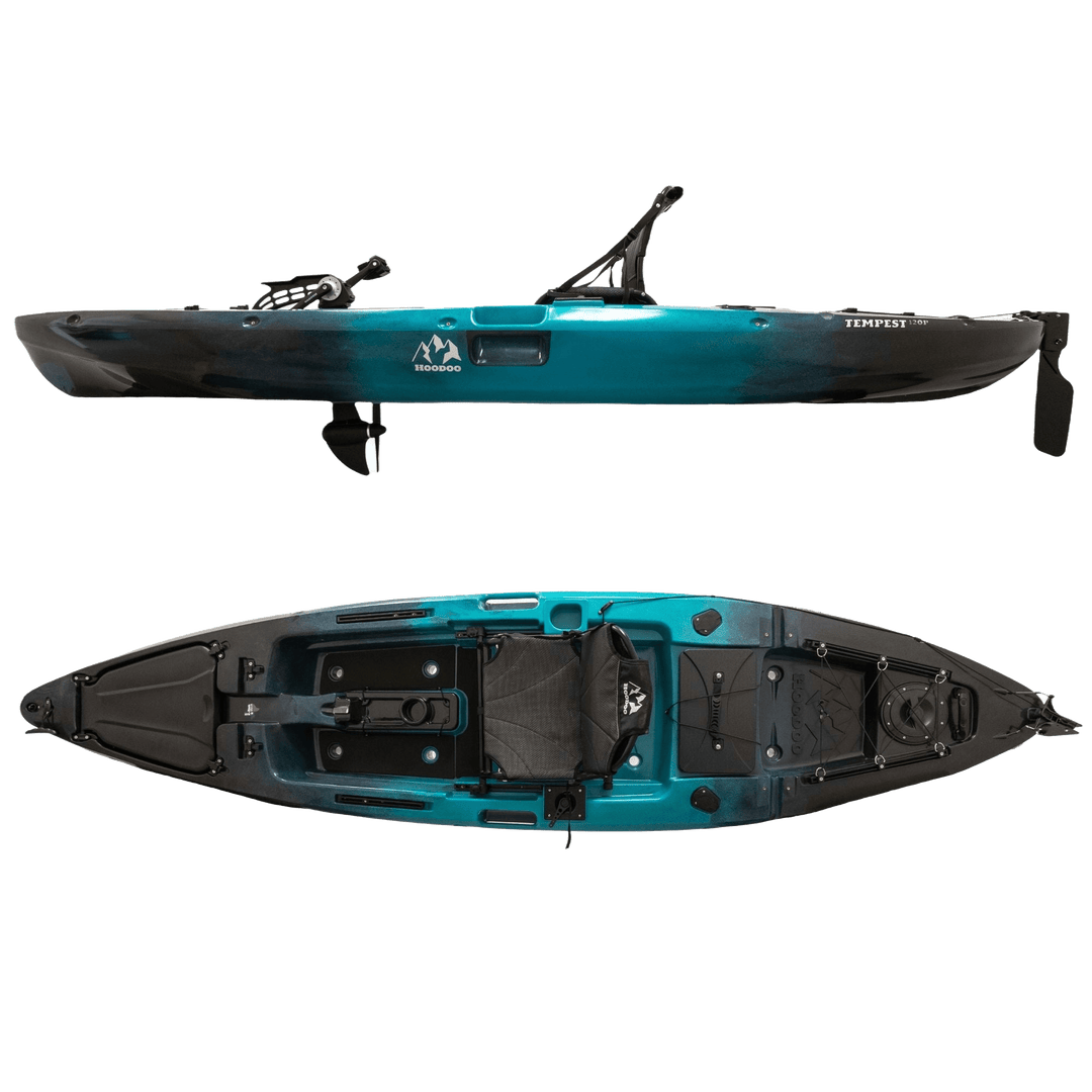 Hoodoo Tempest 120P Pedal Drive Kayak Vessels Hoodoo Sports Marine Reef 