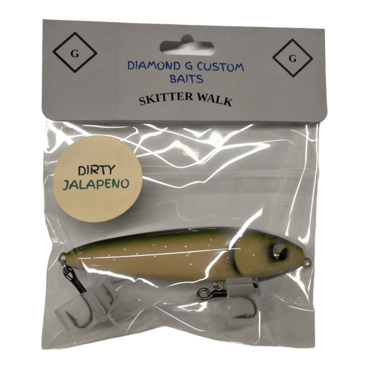 Diamond G Custom Baits - Skitter Walk Diamond G Custom Baits Dirty Jalapeno 