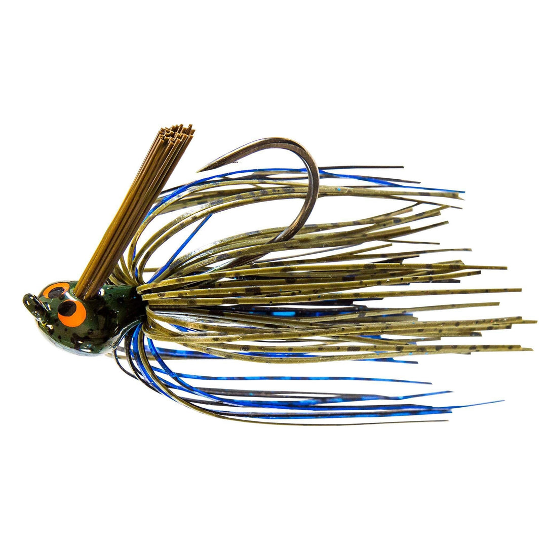 Z-Man CrossEyeZ Flipping Jig Lure Z-Man Fishing Products 1/2oz Bruised Green Pumpkin 