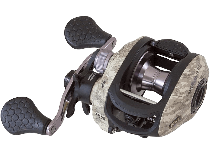 Lew's - American Hero Camo Speed Spool Baitcast Reel Fishing Reel Lew's Fishing 