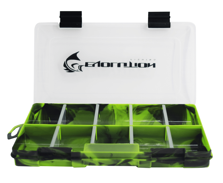 Drift Series 3500 Tackle Tray Tackle Storage Evolution Outdoor Green Single 