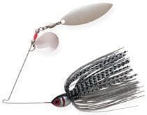 Booyah - Tandem Blade Spinnerbait Booyah 3/8oz Silver Shiner Colorado/Willow