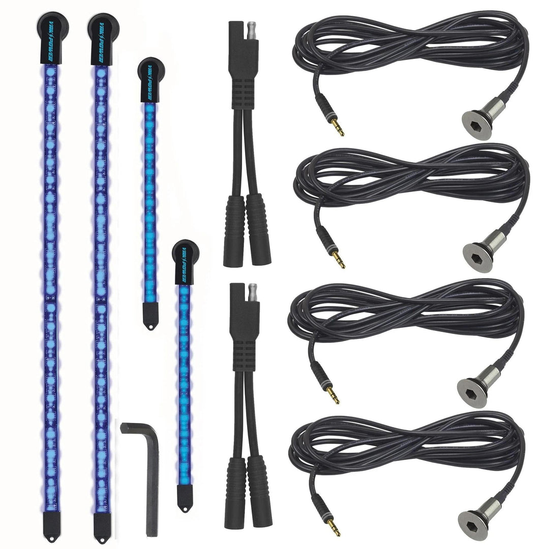 Complete LED Light Kit, 4-Piece Yak-Power Blue 