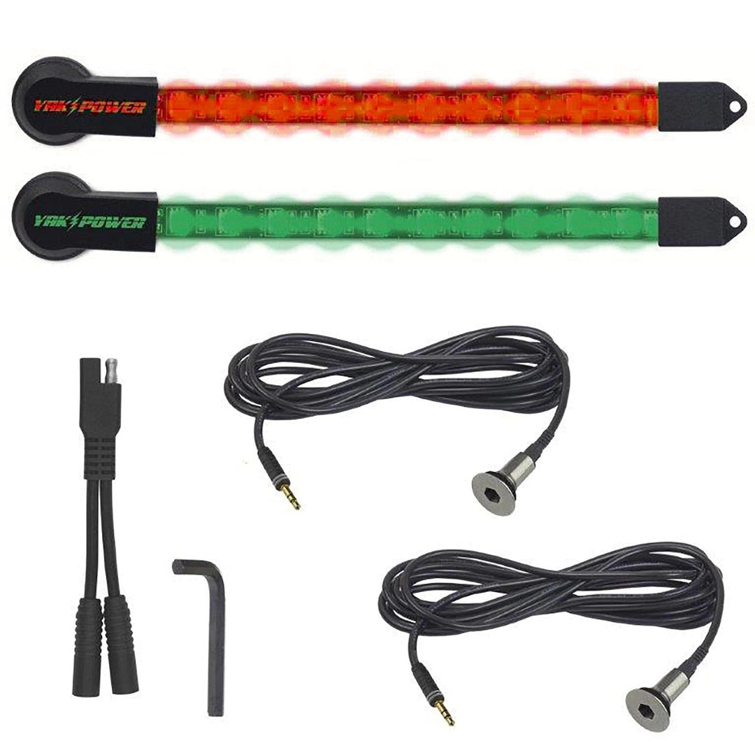 LED Light Kit, 2-Piece – Red & Green Yak-Power 