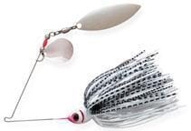 Booyah - Tandem Blade Spinnerbait Booyah 3/8oz Silver Shad Colorado/Willow