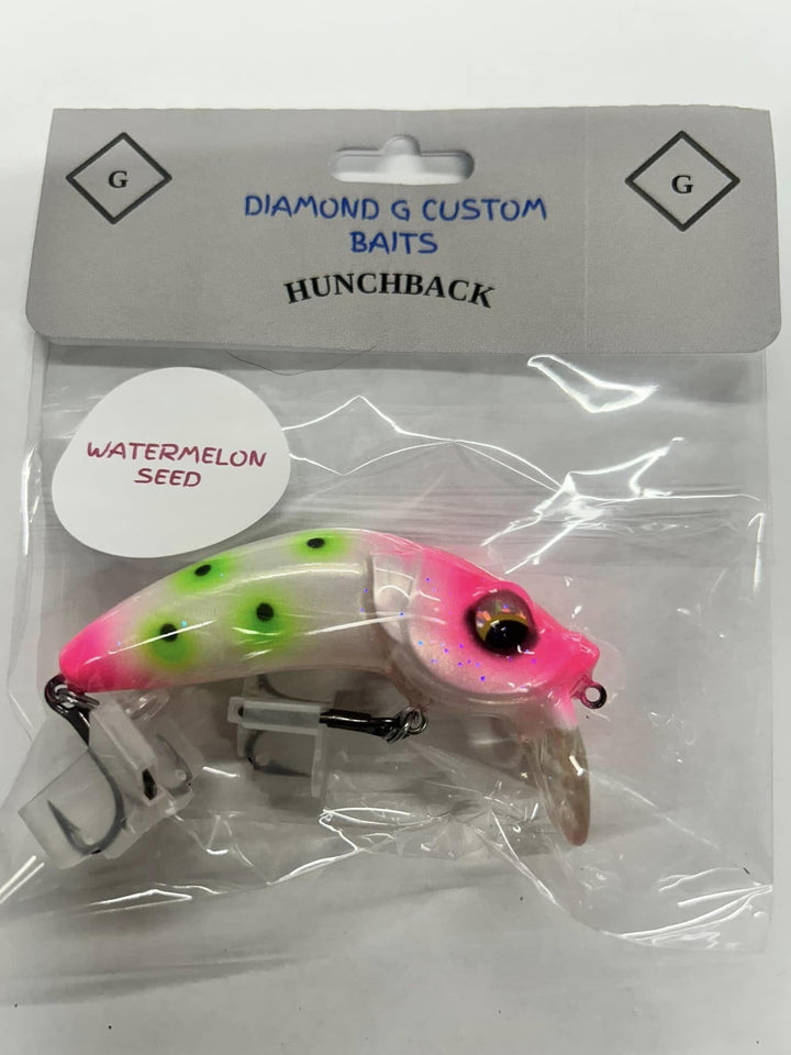 Diamond G Custom Baits - Hunchback Diamond G Custom Baits Watermelon Seed 