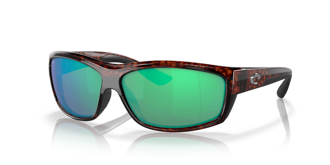 Costa Polarized Sunglasses Accessories Costa Del Mar Saltbreak Tortoise Green Mirror Polarized Glass