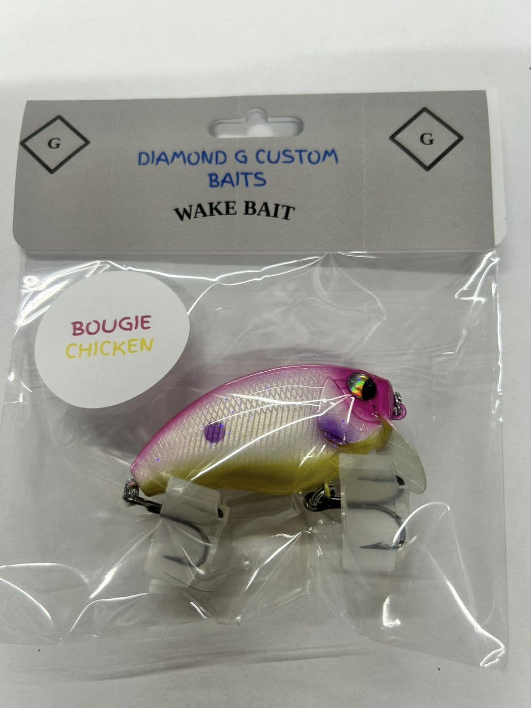 Diamond G Custom Baits - Wake Bait Diamond G Custom Baits Bougie Chicken 