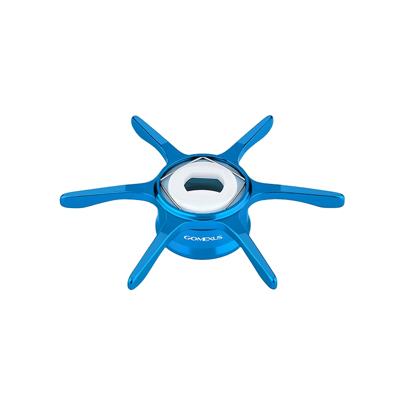 Gomexus DIY Aluminum Star Drag for Shimano Reels Gomexus 60mm Blue 