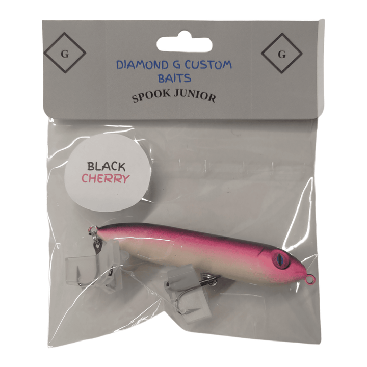 Diamond G Custom Baits - Spook Junior Diamond G Custom Baits Black Cherry 