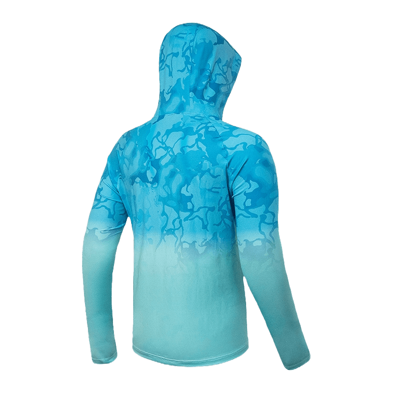 Line Cutterz Long-Sleeve Fishing Hoodie with Neck Gaiter Apparel Line Cutterz 