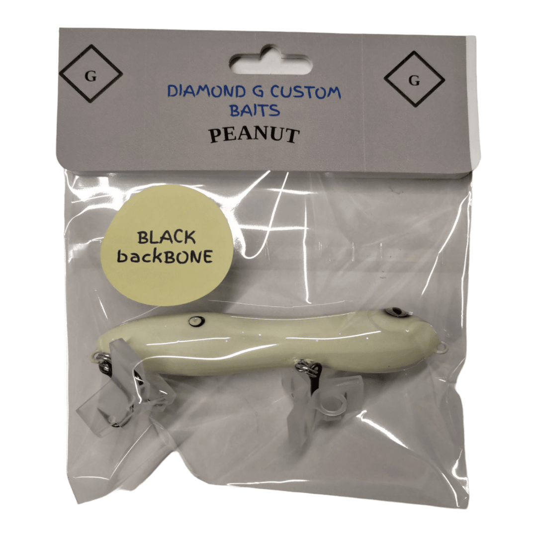 Diamond G Custom Baits - Peanut Diamond G Custom Baits Black Backbone 