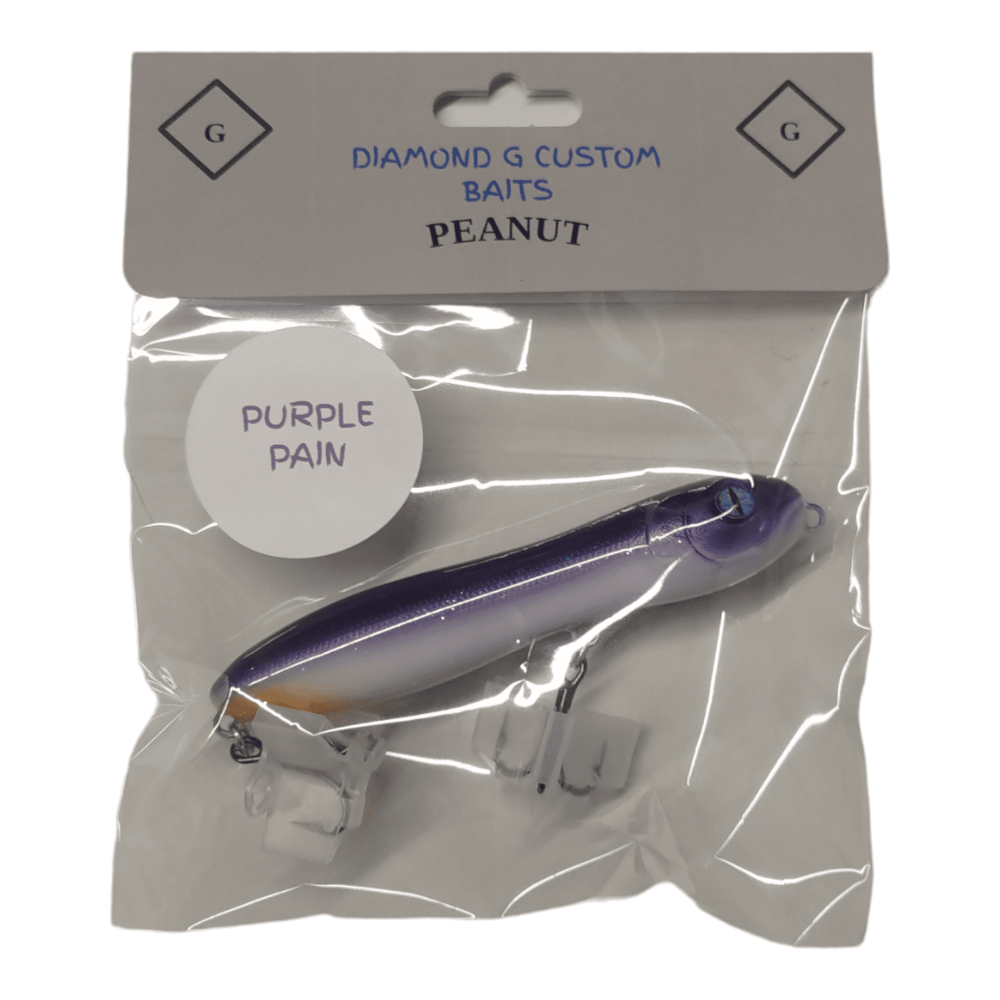 Diamond G Custom Baits - Peanut Diamond G Custom Baits Purple Pain 