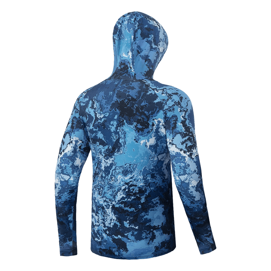 Line Cutterz Long-Sleeve Camo Fishing Hoodie Apparel Line Cutterz 