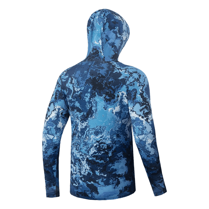 Line Cutterz Long-Sleeve Camo Fishing Hoodie Apparel Line Cutterz 