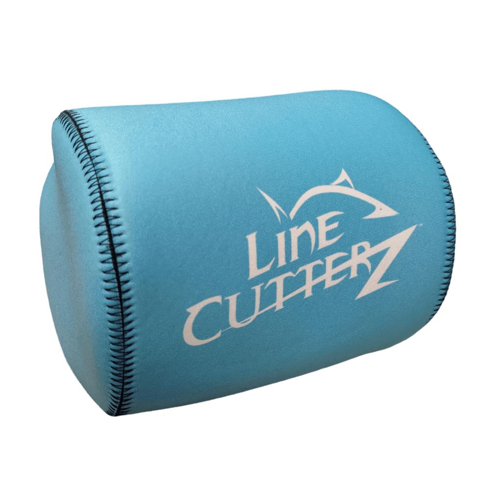 Line Cutterz Neoprene Reel Cover (Conventional) Accessories Line Cutterz Aqua Blue 80W 