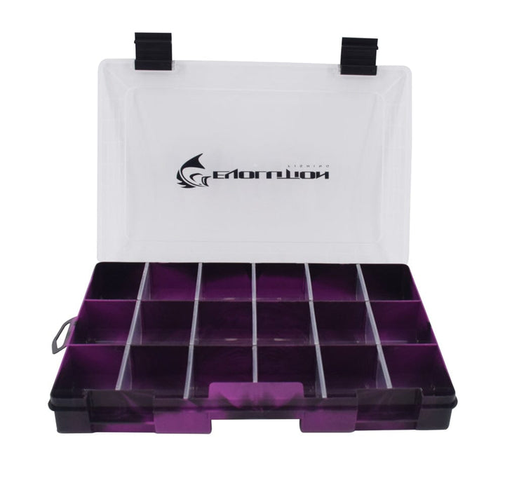 Drift Series 3600 Tackle Tray Tackle Storage Evolution Outdoor Purple Single 