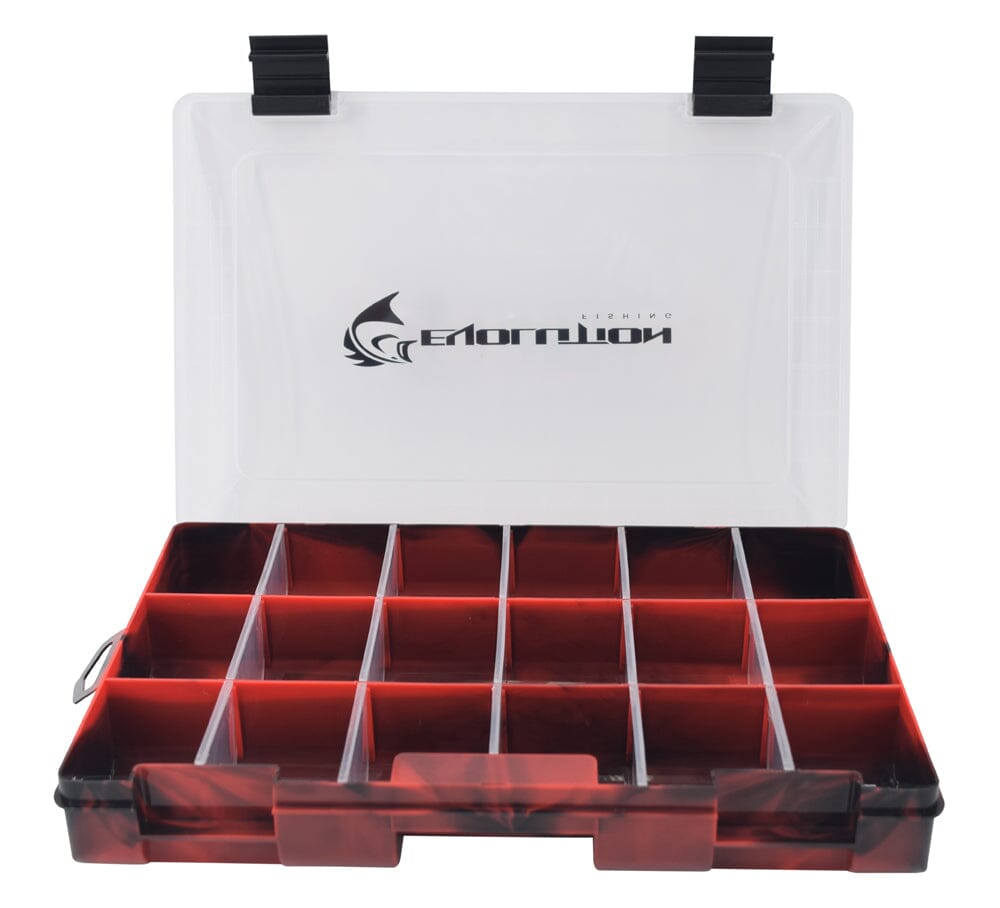 Drift Series 3600 Tackle Tray Tackle Storage Evolution Outdoor Red Single 