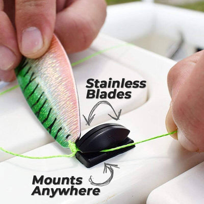 Line Cutterz Ceramic Blade peel & stick Flat Mount Line Cutter – Rogue  Reelz Fishing LLC