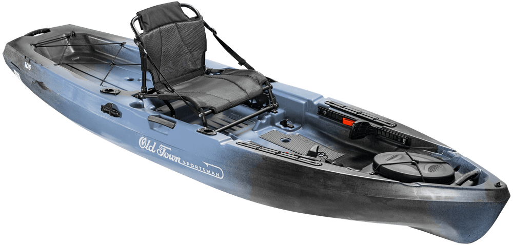 Old Town Sportsman 106 Vessels Old Town Canoe Steel Camo 