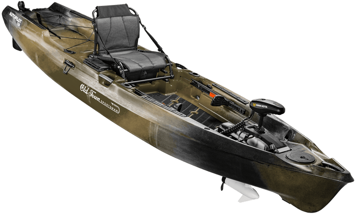 Old Town Sportsman Autopilot 136 Vessels Old Town Canoe Marsh Camo 