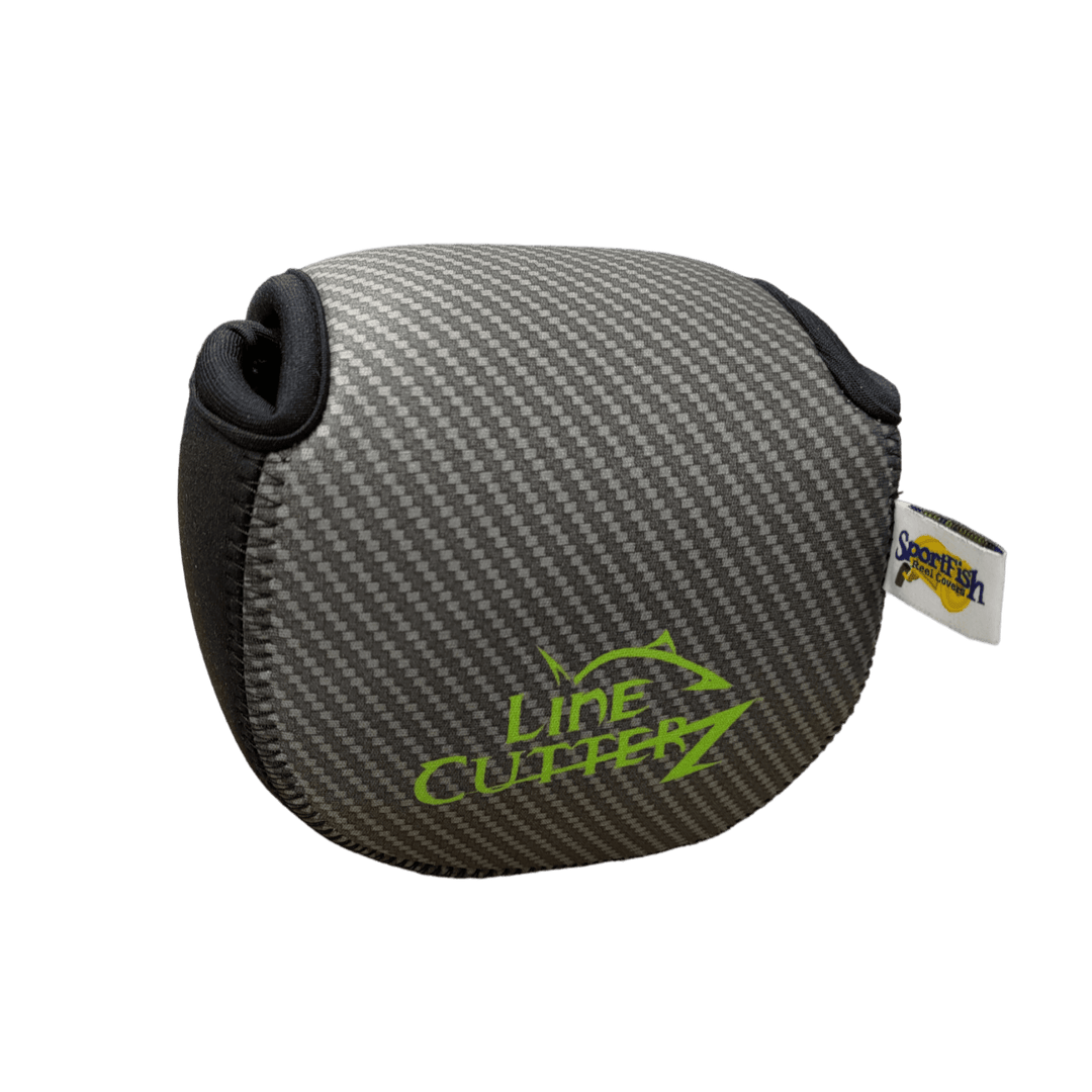 Line Cutterz Neoprene Reel Cover (Spinner) Accessories Line Cutterz Carbon Fiber Small 