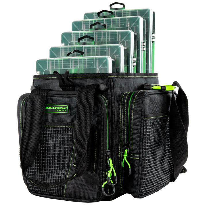 Vertical 3600 Drift Series Tackle Bag Green Tackle Storage Evolution Outdoor Green 