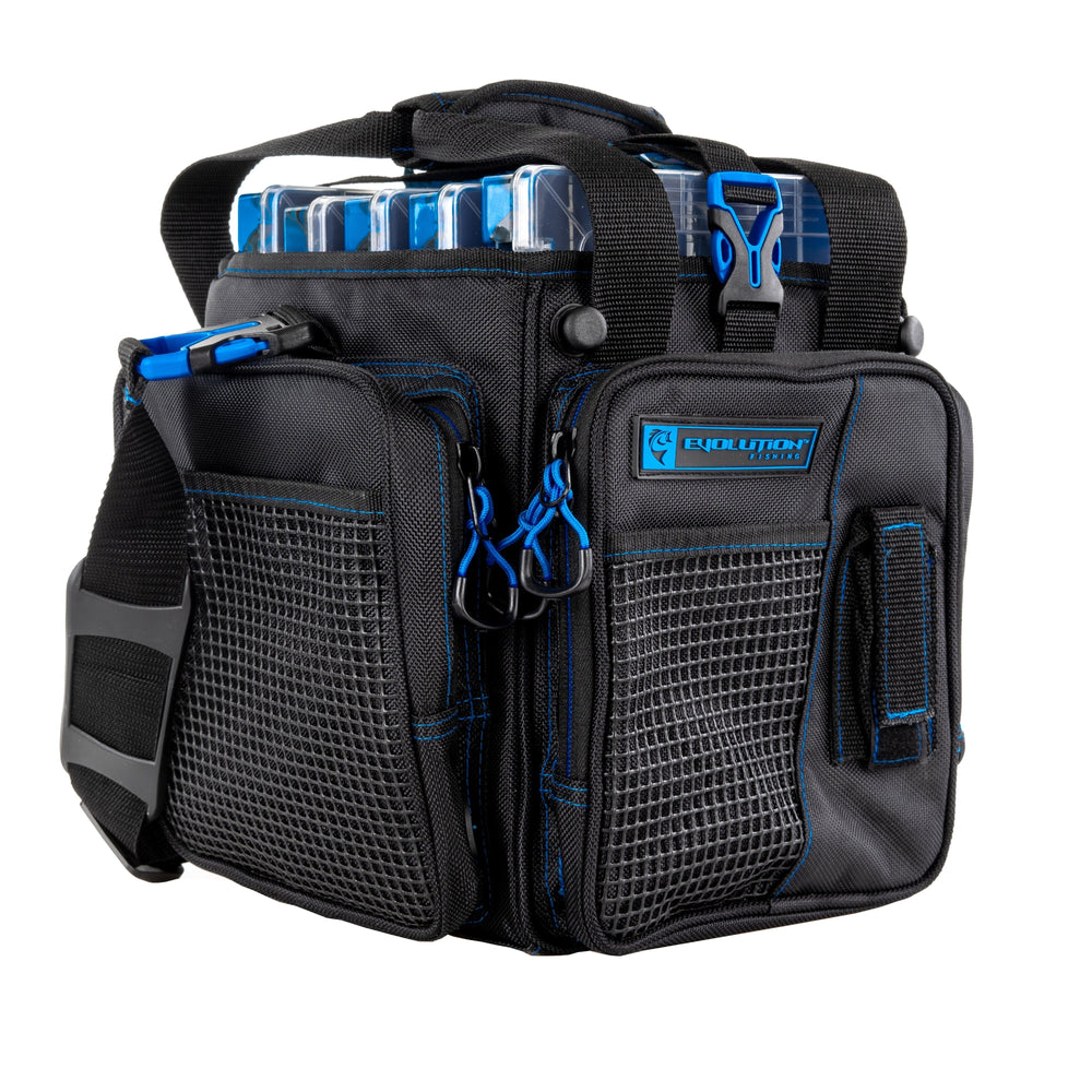 Vertical 3600 Drift Series Tackle Bag Blue Tackle Storage Evolution Outdoor 