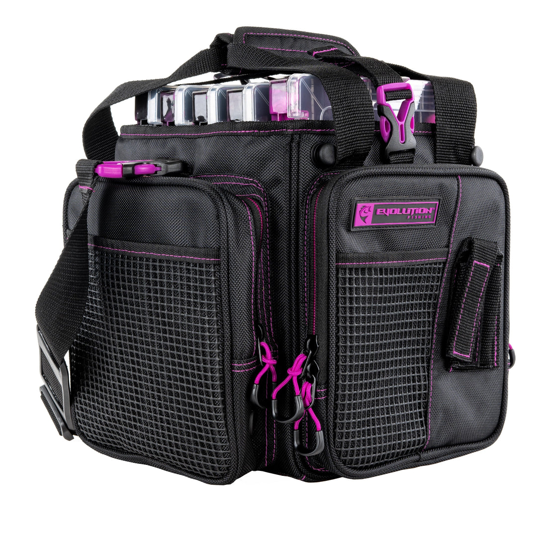 Vertical 3600 Drift Series Tackle Bag Purple Tackle Storage Evolution Outdoor 