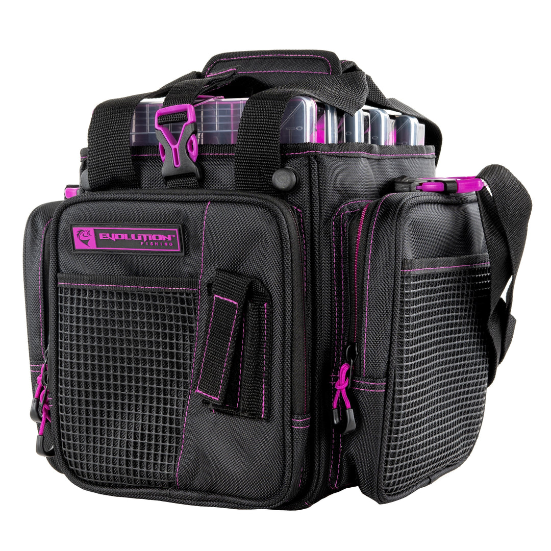 Vertical 3600 Drift Series Tackle Bag Purple Tackle Storage Evolution Outdoor 