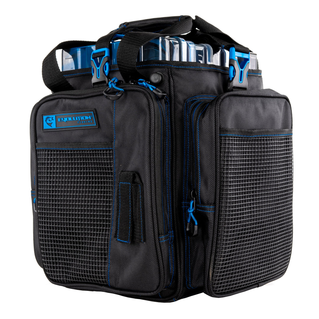 Vertical 3700 Drift Series Tackle Bag Blue Tackle Storage Evolution Outdoor 