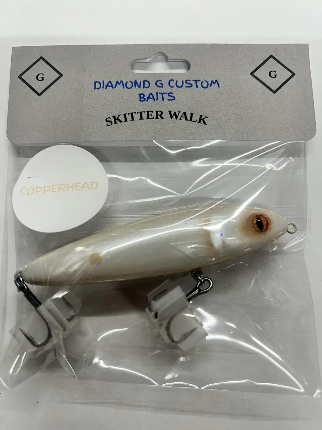 Diamond G Custom Baits - Skitter Walk Diamond G Custom Baits Copperhead 