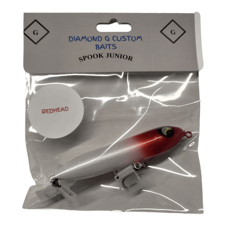 Diamond G Custom Baits - Spook Junior Diamond G Custom Baits Redhead 