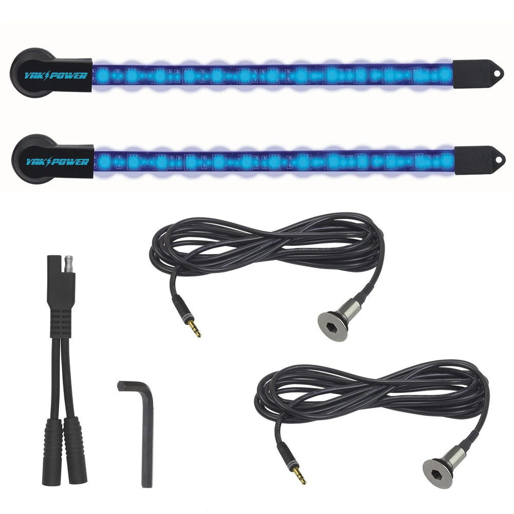 LED Light Kit (2pc) Yak-Power Blue 10" 