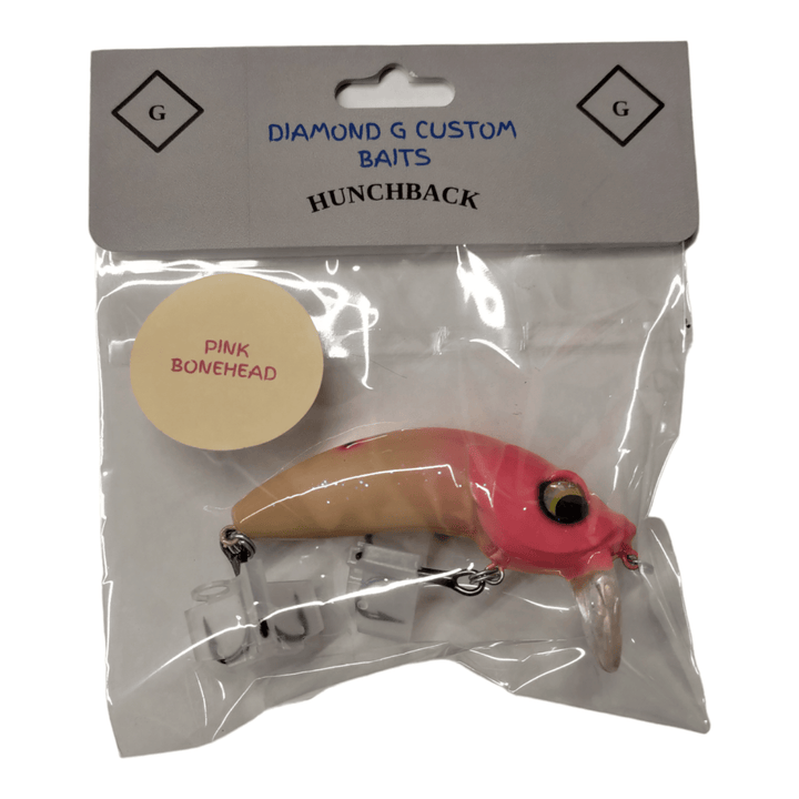 Diamond G Custom Baits - Hunchback Diamond G Custom Baits Pink Bonehead 