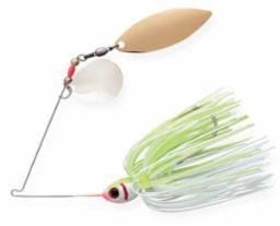 Booyah - Tandem Blade Spinnerbait Booyah 1/2oz White/Chartreuse Colorado/Willow