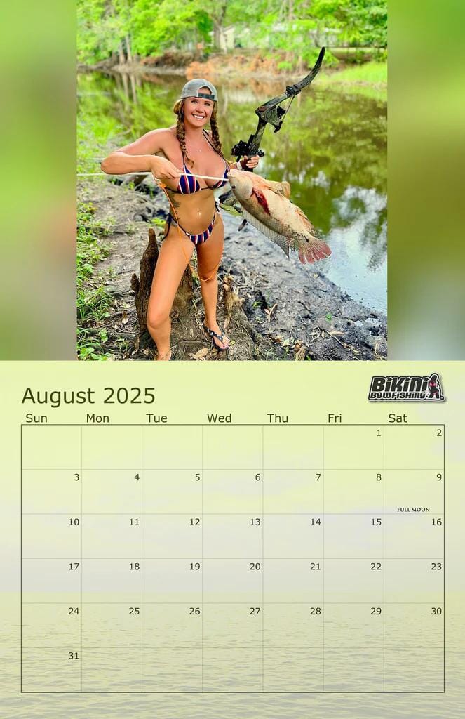 The 2025 Bikini Bowfishing Calendar Bikini Bowfishing 