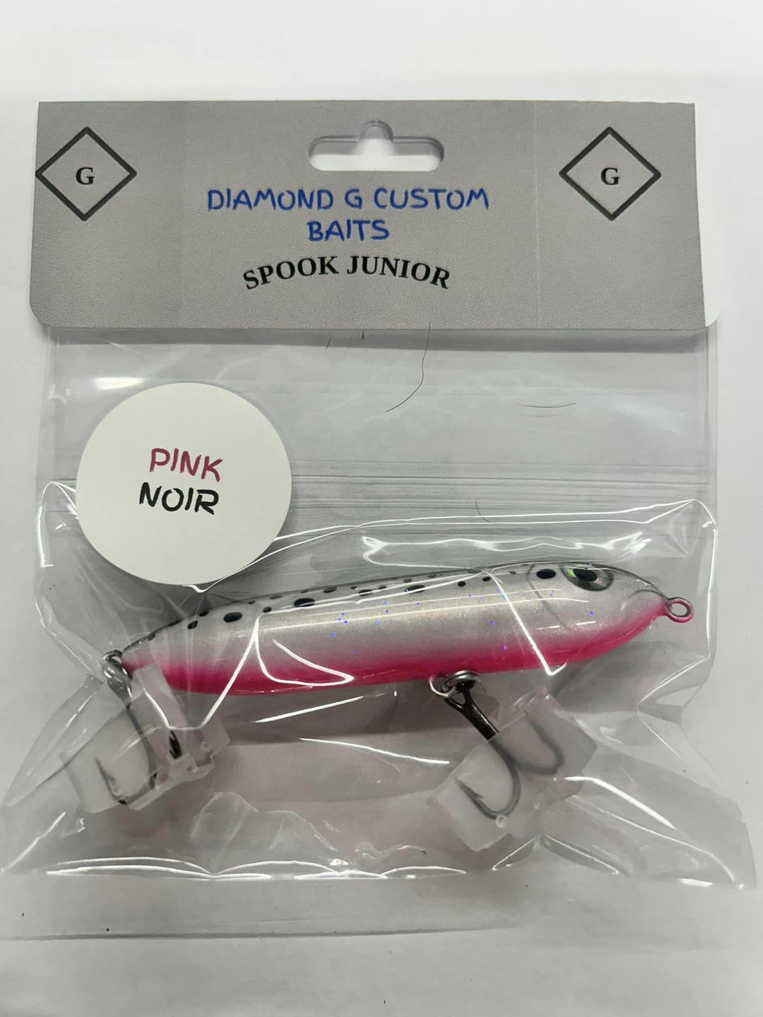 Diamond G Custom Baits - Spook Junior Diamond G Custom Baits Pink Noir 