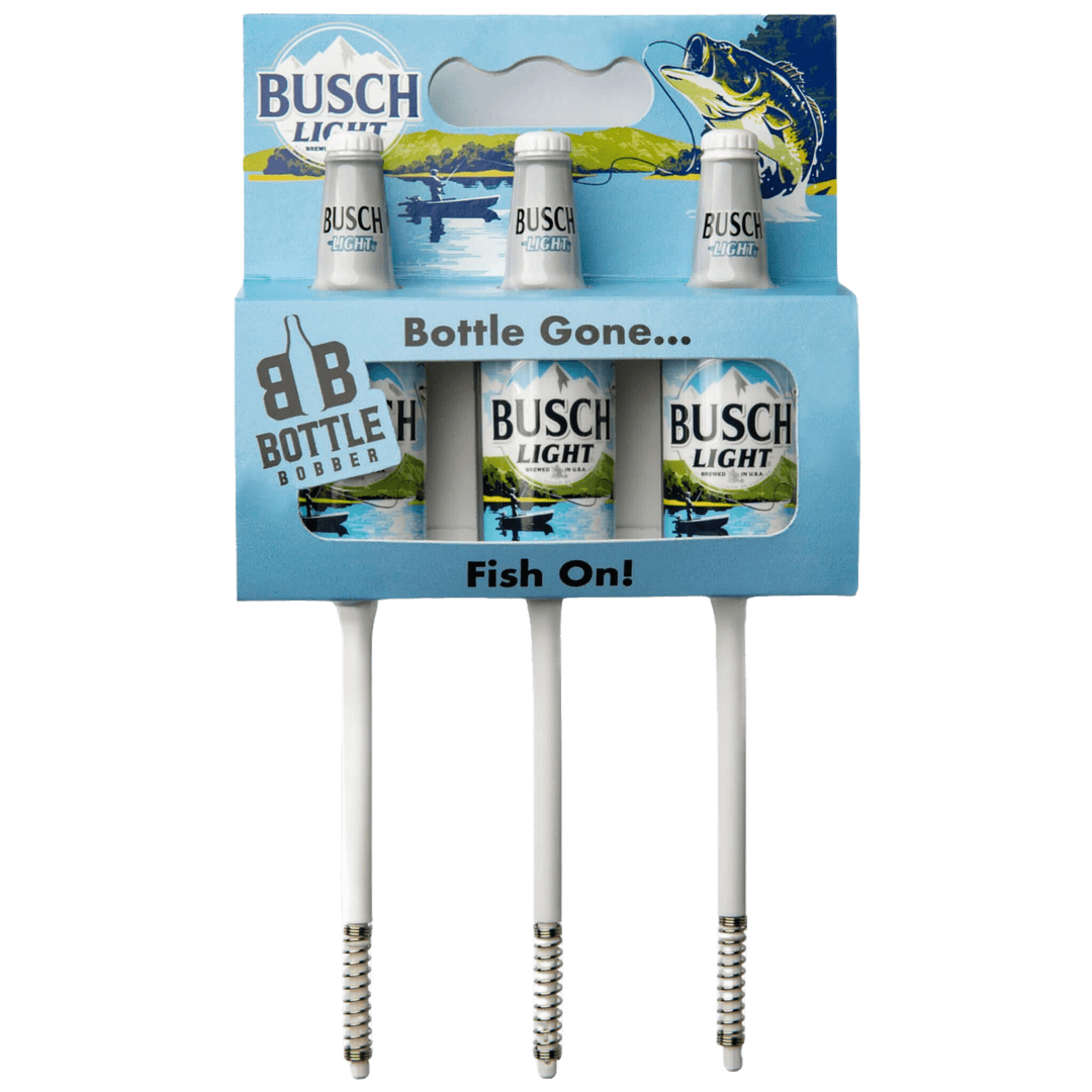 Bottle Bobbers - Busch Light Fishing Bobbers 3-Pack (Limited Edition) Fishing Floats & Bobbers Southern Bell Brands 