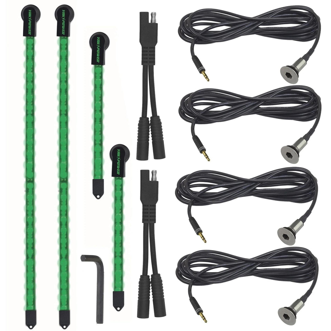 Complete LED Light Kit, 4-Piece Yak-Power Green 