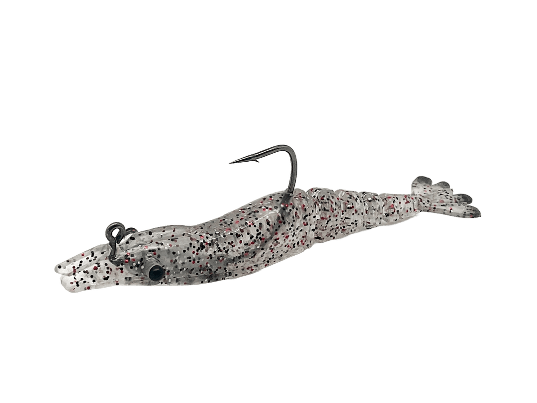 Marker 54 Glide Shrimp - Slow-Sinking Shrimp Bait - 4" 2pk Lure Marker 54 Ragin Cajun 