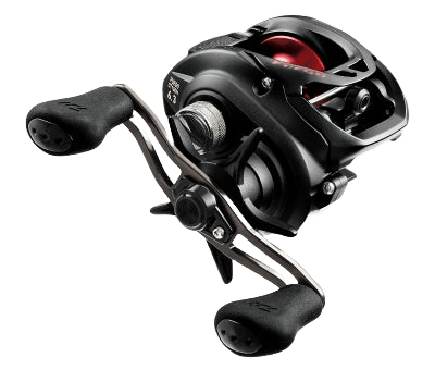 Daiwa - Fuego CT Low-Profile Baitcast Reel Fishing Reel Daiwa 6.3:1 Right-Hand 