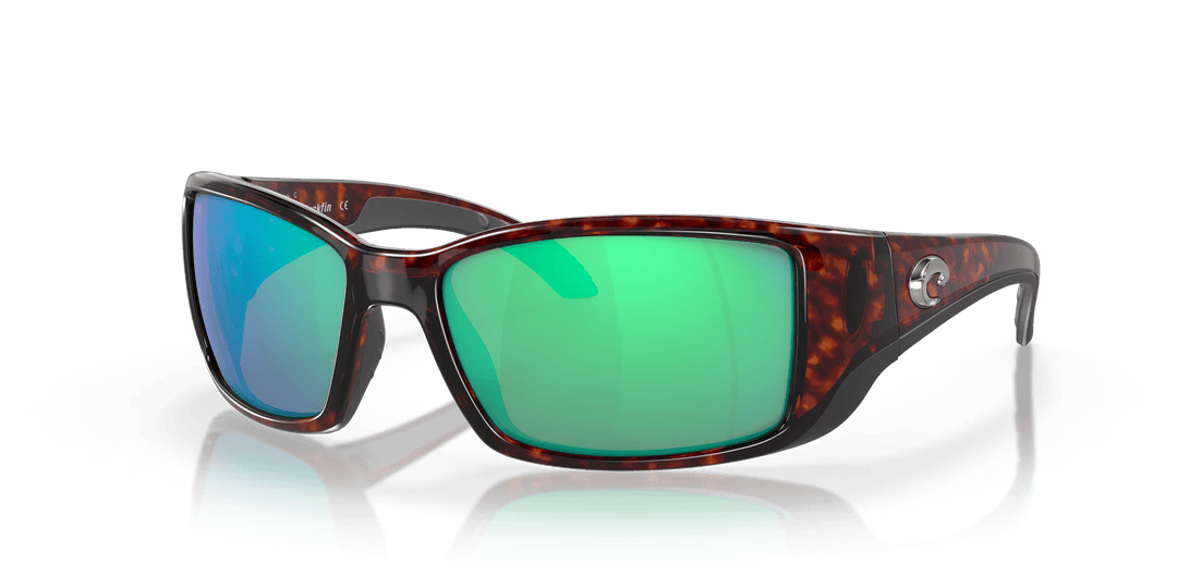 Costa Polarized Sunglasses Accessories Costa Del Mar Blackfin Tortoise Green Mirror Polarized Glass